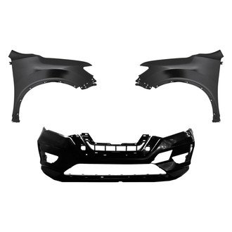 Replace® - 3-Piece (Front Bumper Cover, Driver and Passenger Side Fender) (Standard Line)