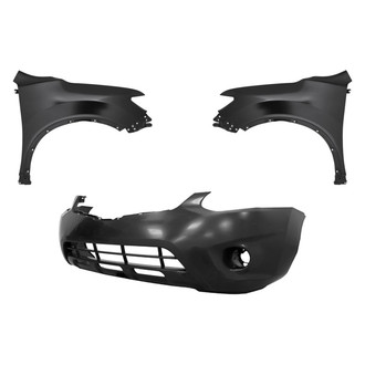 Replace® - 3-Piece (Front Bumper Cover, Driver and Passenger Side Fender) (Standard Line)