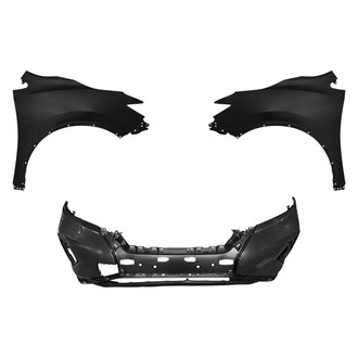 Replace® - 3-Piece (Front Bumper Cover, Driver and Passenger Side Fender) (Standard Line)