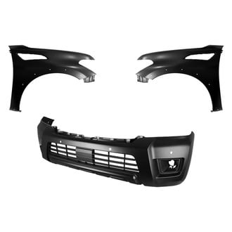 Replace® - 3-Piece (Front Bumper Cover, Driver and Passenger Side Fender) (Standard Line)