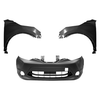 Replace® - 3-Piece (Front Bumper Cover, Driver and Passenger Side Fender) (Standard Line)