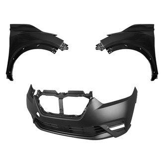 Replace® - 3-Piece (Front Bumper Cover, Driver and Passenger Side Fender) (Standard Line)