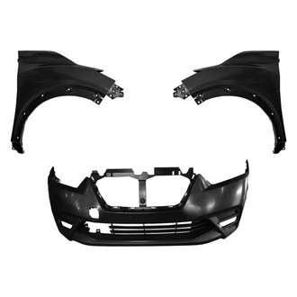 Replace® - 3-Piece (Front Bumper Cover, Driver and Passenger Side Fender) (Standard Line)