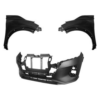 Replace® - 3-Piece (Front Bumper Cover, Driver and Passenger Side Fender) (Standard Line)