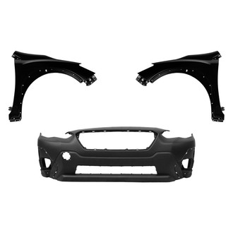 Replace® - 3-Piece (Front Bumper Cover, Driver and Passenger Side Fender) (Standard Line)