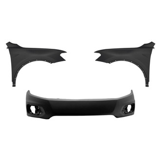 Replace® - 3-Piece (Front Bumper Cover, Driver and Passenger Side Fender) (Standard Line)