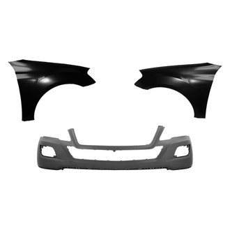 Replace® BNDL-243195 - 3-Piece (Front Bumper Cover, Driver and Passenger Side Fender) (Standard Line)