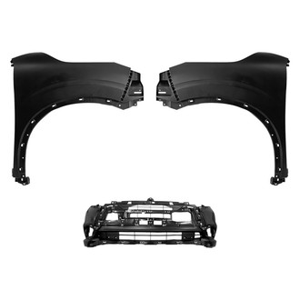 Replace® - 3-Piece (Front Bumper Cover, Driver and Passenger Side Fender) (CAPA Certified)