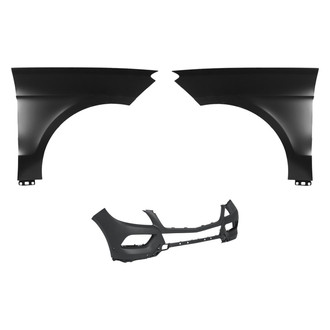 Replace® - 3-Piece (Front Bumper Cover, Driver and Passenger Side Fender) (CAPA Certified)