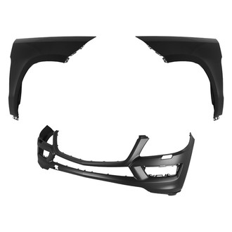 Replace® - 3-Piece (Front Bumper Cover, Driver and Passenger Side Fender) (CAPA Certified)