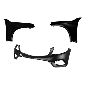 Replace® - 3-Piece (Front Bumper Cover, Driver and Passenger Side Fender) (CAPA Certified)