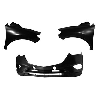 Replace® - 3-Piece (Front Bumper Cover, Driver and Passenger Side Fender) (CAPA Certified)