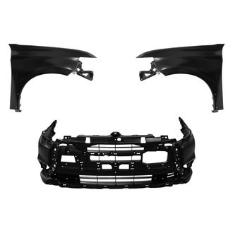 Replace® - 3-Piece (Front Bumper Cover, Driver and Passenger Side Fender) (CAPA Certified)