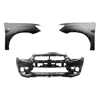 Replace® - 3-Piece (Front Bumper Cover, Driver and Passenger Side Fender) (CAPA Certified)