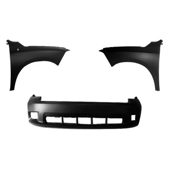 Replace® - 3-Piece (Front Bumper Cover, Driver and Passenger Side Fender) (Platinum Plus)