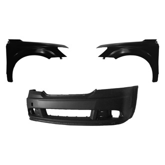 Replace® - 3-Piece (Front Bumper Cover, Driver and Passenger Side Fender) (Platinum Plus)