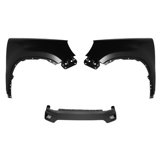 Replace® - 3-Piece (Front Bumper Cover, Driver and Passenger Side Fender) (Platinum Plus)