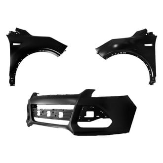 Replace® - 3-Piece (Front Bumper Cover, Driver and Passenger Side Fender) (Platinum Plus)