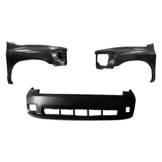 Replace® - 3-Piece (Front Bumper Cover, Driver and Passenger Side Fender) (Platinum Plus)