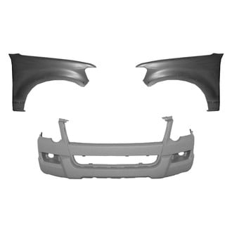 Replace® - 3-Piece (Front Bumper Cover, Driver and Passenger Side Fender) (Platinum Plus)