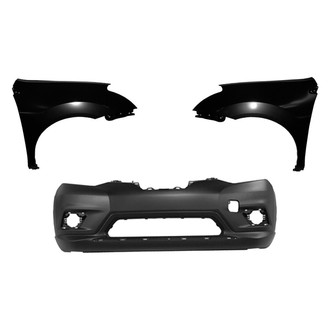 Replace® - 3-Piece (Front Bumper Cover, Driver and Passenger Side Fender) (Brand New OE)