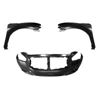 Replace® - 3-Piece (Front Bumper Cover, Driver and Passenger Side Fender) (Brand New OE)