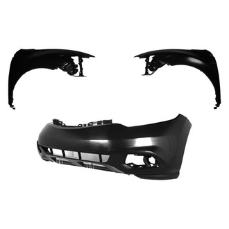 Replace® - 3-Piece (Front Bumper Cover, Driver and Passenger Side Fender) (Brand New OE)