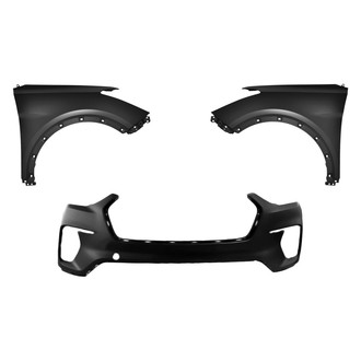Replace® - 3-Piece (Front Bumper Cover, Driver and Passenger Side Fender) (Brand New OE)