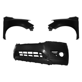 Replace® - 3-Piece (Front Bumper Cover, Driver and Passenger Side Fender) (Brand New OE)