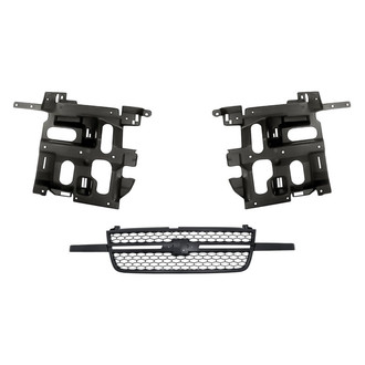 Replace® - 3-Piece (Grille, Driver and Passenger Side Headlight Support) (Standard Line)