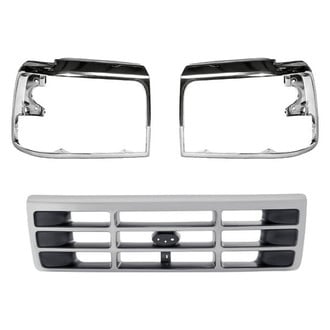 Replace® - 3-Piece (Grille, Driver and Passenger Side Headlight Bezel) (Standard Line)