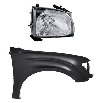 Replace® - 2-Piece Kit (Passenger Side Headlight, Front Passenger Side Fender) (CAPA Certified)