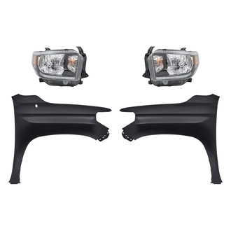 Replace® - 4-Piece Kit (Driver and Passenger Side Headlights, Driver and Passenger Side Fenders) (Standard Line)