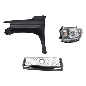 Replace® - 3-Piece Kit (Driver Side Headlight, Grille, Front Driver Side Fender) (Standard Line)