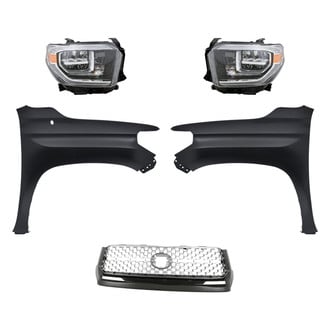 Replace® - 5-Piece Kit (Driver and Passenger Side Headlights, Grille, Driver and Passenger Side Fenders) (Standard Line)