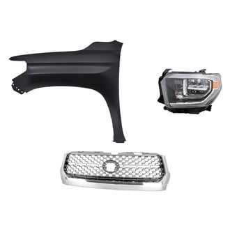 Replace® - 3-Piece Kit (Driver Side Headlight, Grille, Front Driver Side Fender) (Standard Line)
