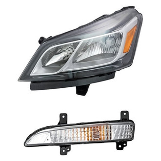 Replace® - 2-Piece Kit (Driver Side Headlight, Driver Side Turn Signal/Parking Light) (CAPA Certified)