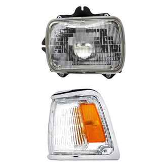 Replace® - 2-Piece Kit (Driver Side Headlight, Driver Side Turn Signal/Corner Light) (Standard Line)