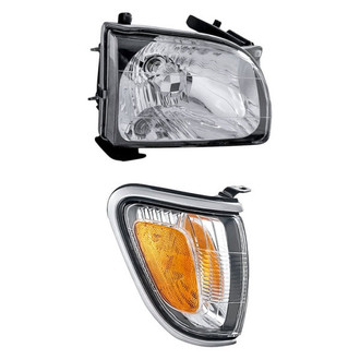 Replace® - 2-Piece Kit (Passenger Side Headlight, Passenger Side Turn Signal/Corner Light) (Standard Line)