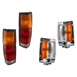 Replace® - Driver and Passenger Side Replacement 4-Piece Kit (Driver and Passenger Side Tail Lights, Driver and Passenger Side Turn Signal/Corner Lights) (Standard Line)