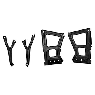 Replace® - Rear Inner and Outer Driver and Passenger Side Bumper Bracket Kit (CAPA Certified)