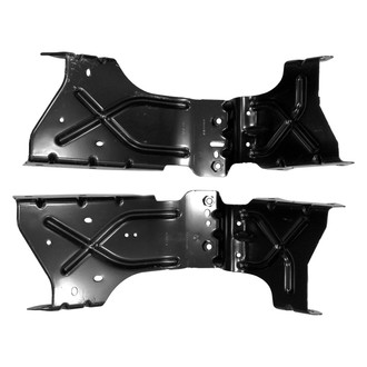 Replace® - Rear Driver and Passenger Side Bumper Mounting Bracket Set (CAPA Certified)