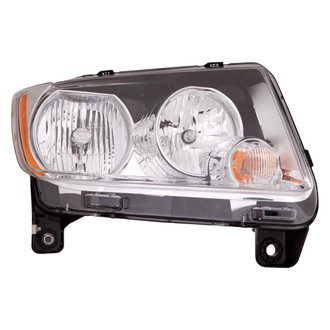 Replace® - Passenger Side Replacement Headlight Lens and Housing (CAPA Certified)