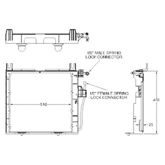 Replace® - A/C Condenser