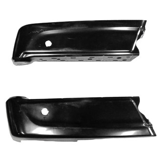 Replace® - Rear Driver and Passenger Side Step Bumper Face Bar (Standard Line)