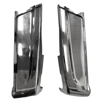 Replace® - Rear Driver and Passenger Side Step Bumper Face Bar (Standard Line)
