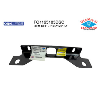 Replace® - Rear Driver and Passenger Side Bumper Bracket Set (Diamond Standard Line)