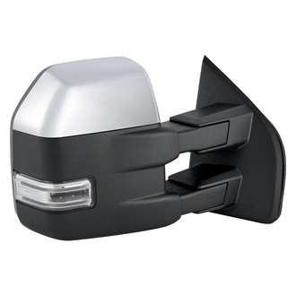 Replace® - Passenger Side Power Towing Mirror (Heated, Foldaway) (Standard Line)
