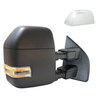 Replace® - Passenger Side Power Towing Mirror (Heated, Foldaway) (Standard Line)