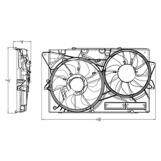Replace® - Engine Cooling Fan Assembly